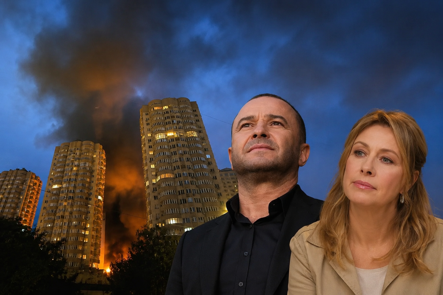 Ніч вибухів у Києві. Квартира Олени Кравець постраждала, поруч із ЖК Павліка зафіксували приліт